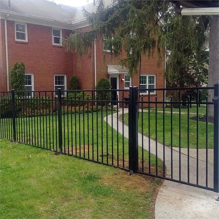 flat top aluminium fencing