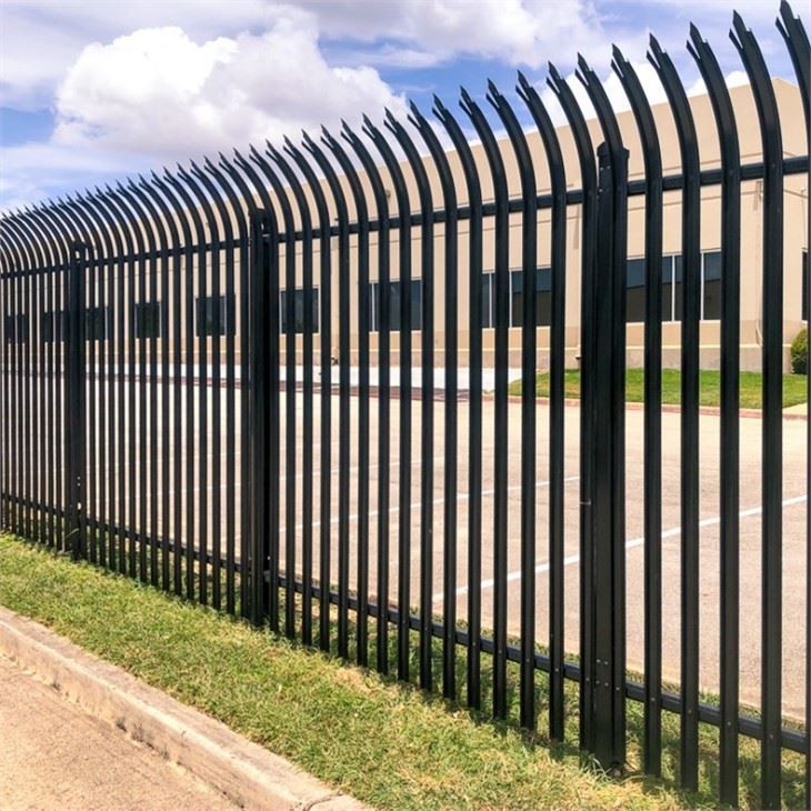 galvanised palisade fencing