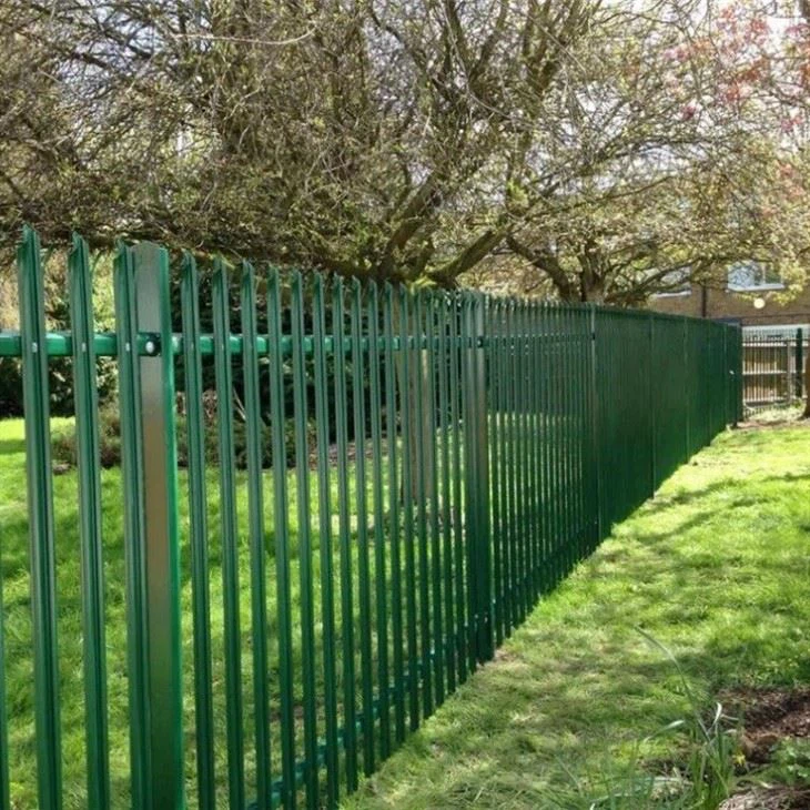steel palisade fence