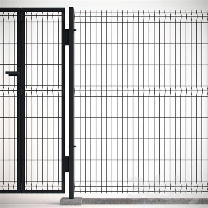V mesh fence
