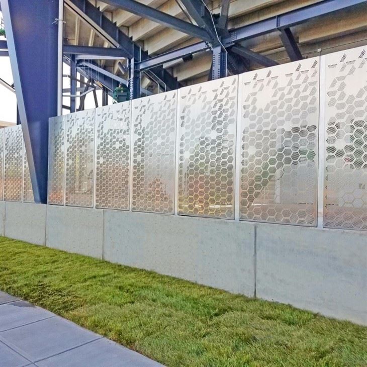 Perforated Steel Fence